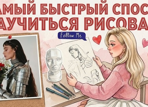 Самый лучший способ учиться рисовать!