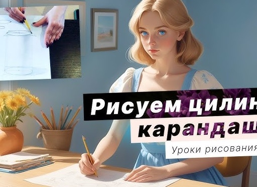 Рисуем ЦИЛИНДР с НУЛЯ