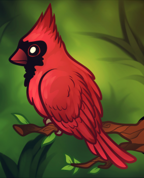 Ребенку нарисовать красную птичку поэтапно