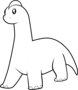 Показываем как карандашом создавать динозавров малышам