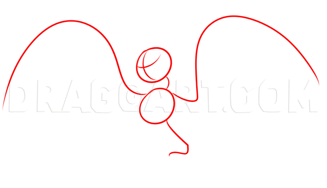 Рисуем мультяшную летучую мышь
